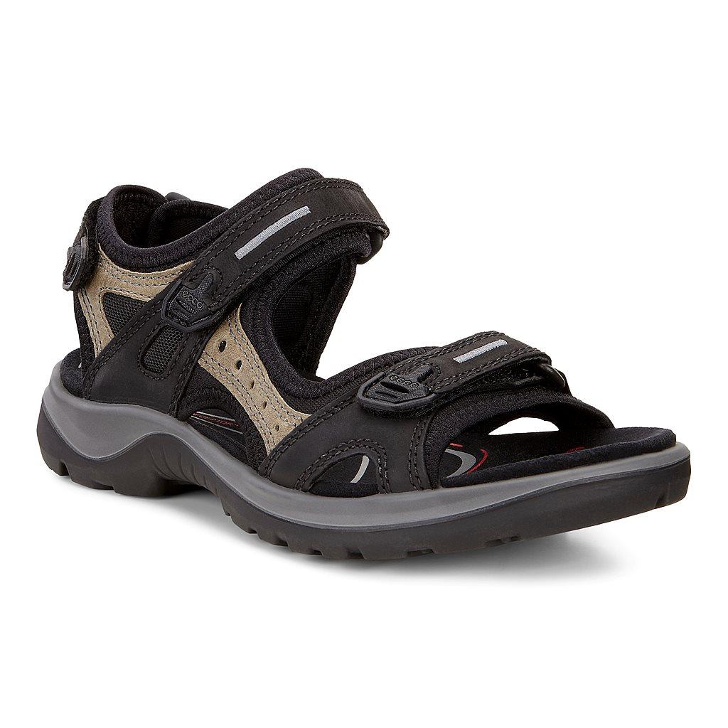 Ecco Offroad Womens Sandals In Black - India HTM-563942